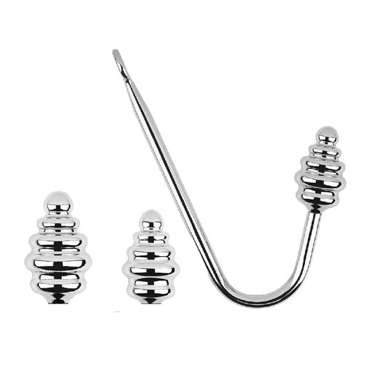 Hook Ribbed 8826 Anal Screw-in GreatBenefit Set 0223